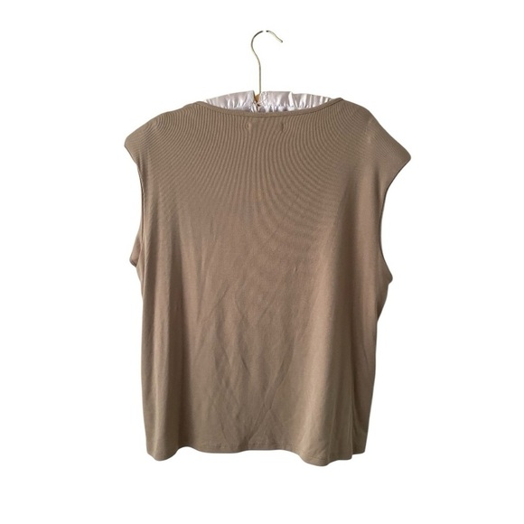 4TH RECKLESS Muscle Shoulder Padded Knit Top I Size: M - Picture 5 of 8